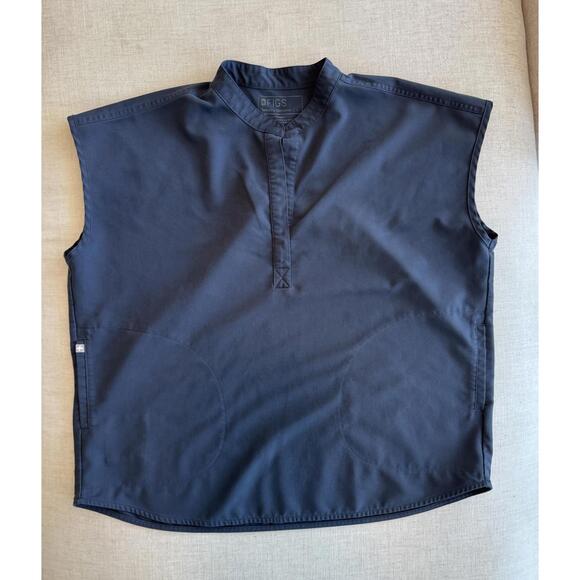 FIGS Rafaela Oversized Scrub Top Night Sky Blue Size Large - Picture 3 of 5